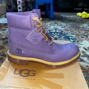 Timberland purple boots